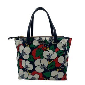 Kate Spade Dawn Breezy Floral Medium Nylon Satchel Bag
